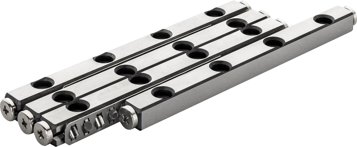 TF-Präzision, Hochwertige Linearführungen, Linearführungsschienen, Käfige, Schrauben